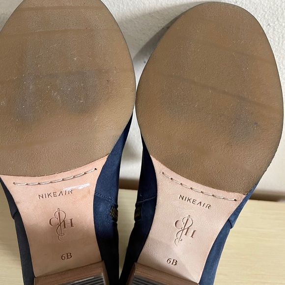 Cole Haan Cassidy Blazer Blue Nubuck Ankle Booties - Picture 5 of 6